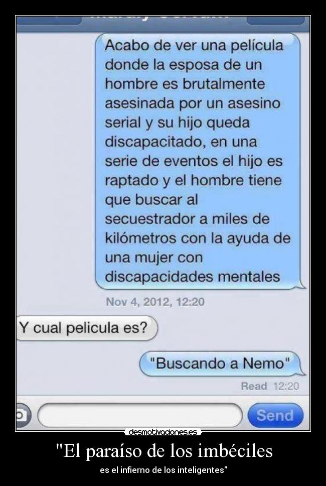 El paraíso de los imbéciles - 