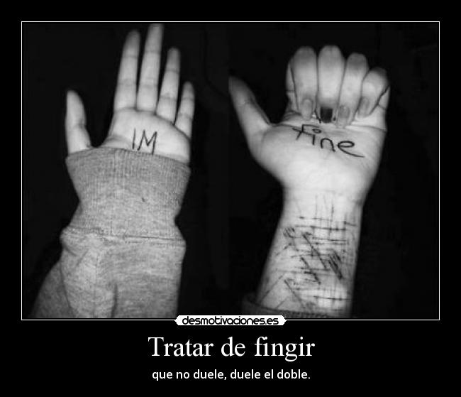 Tratar de fingir - 