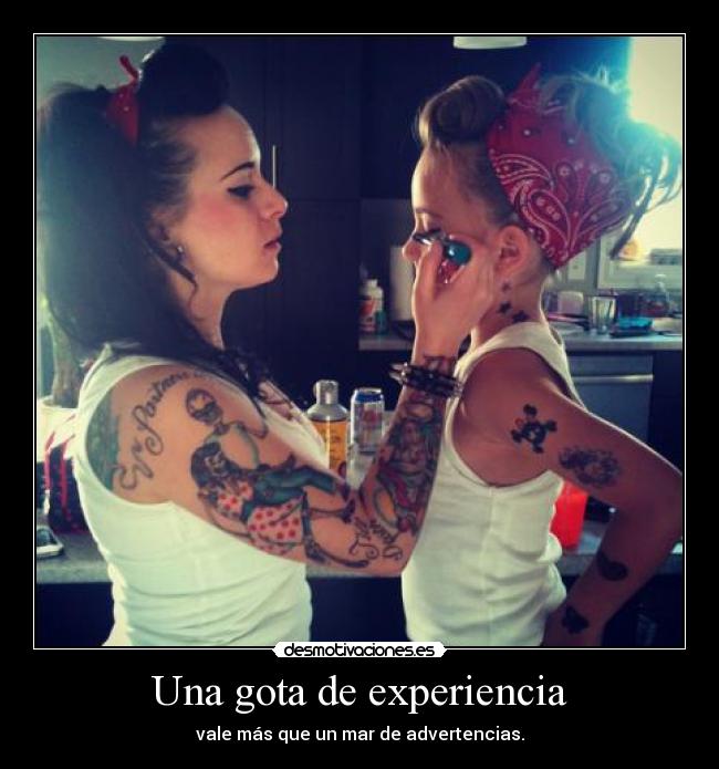 Una gota de experiencia -