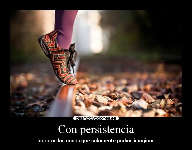 Con persistencia - 