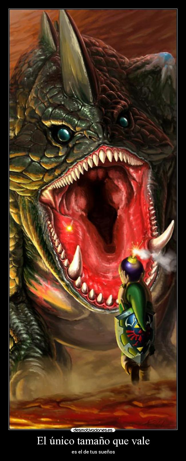 El único tamaño que vale - es el de tus sueños