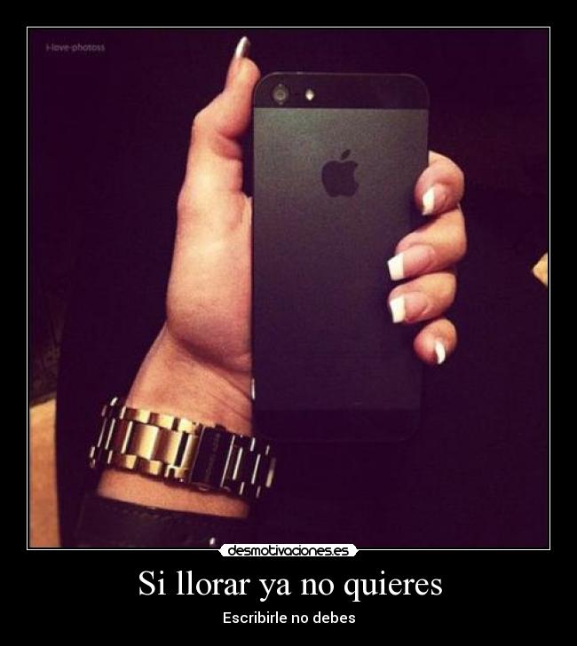 Si llorar ya no quieres -