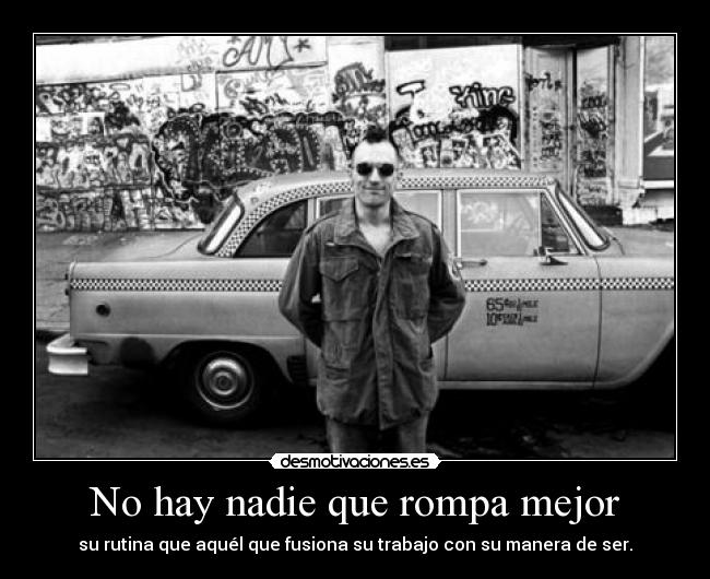 No hay nadie que rompa mejor -