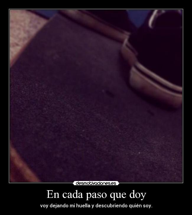 En cada paso que doy -