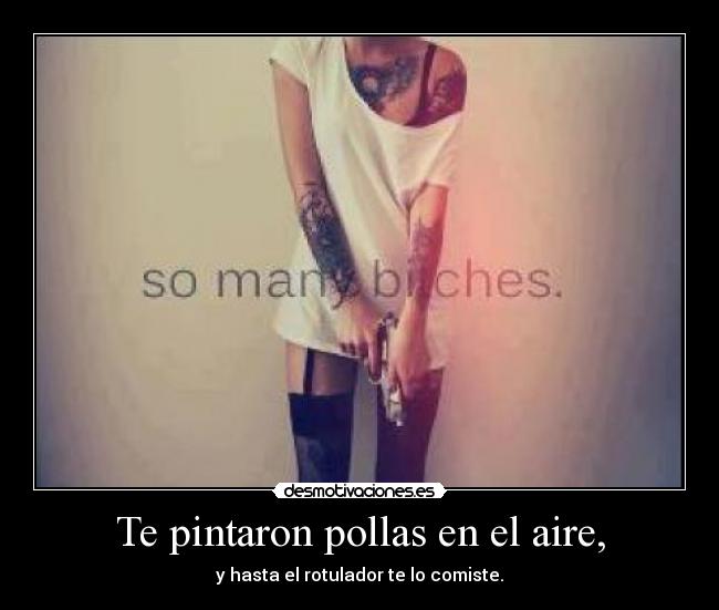 Te pintaron pollas en el aire, - 