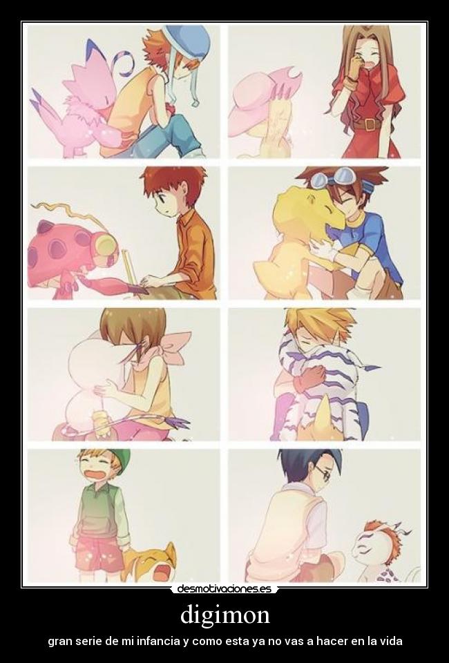 carteles digimon desmotivaciones