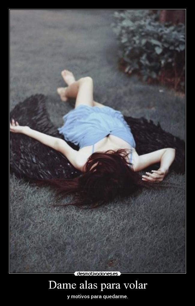 Dame alas para volar -