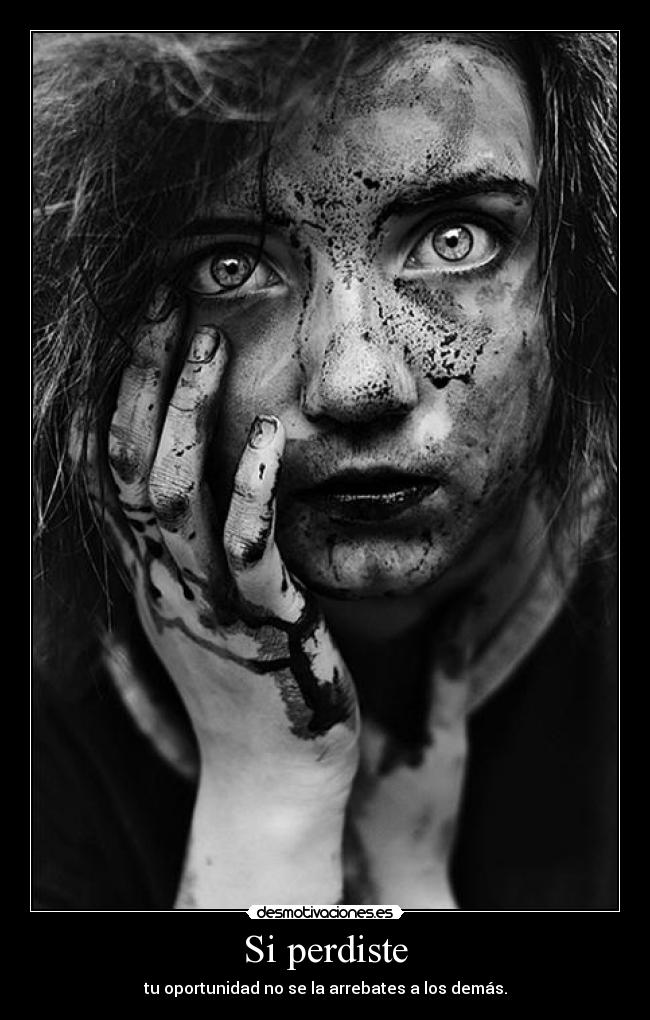 Si perdiste -