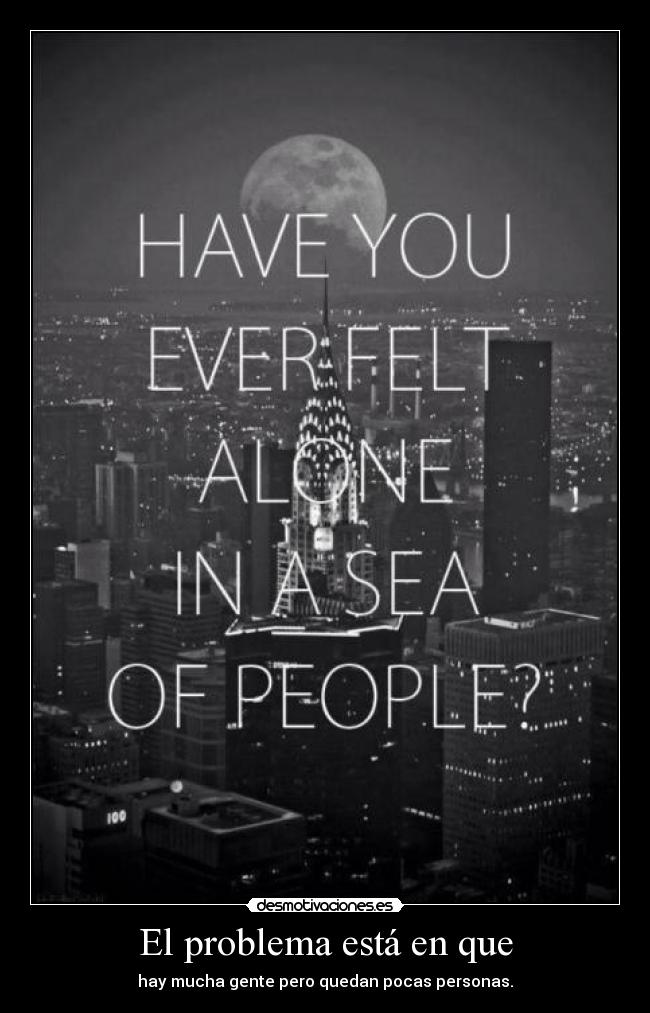 El problema está en que -