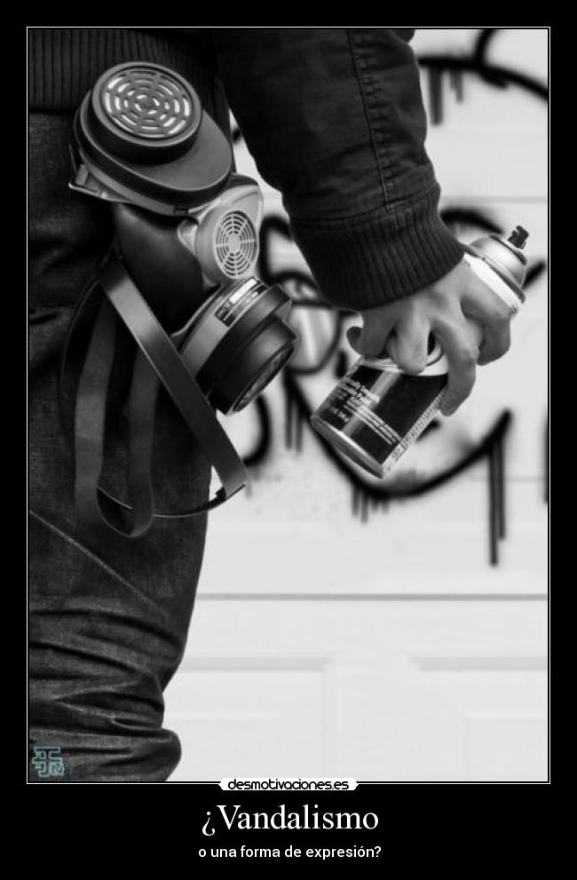 ¿Vandalismo - o una forma de expresión?
