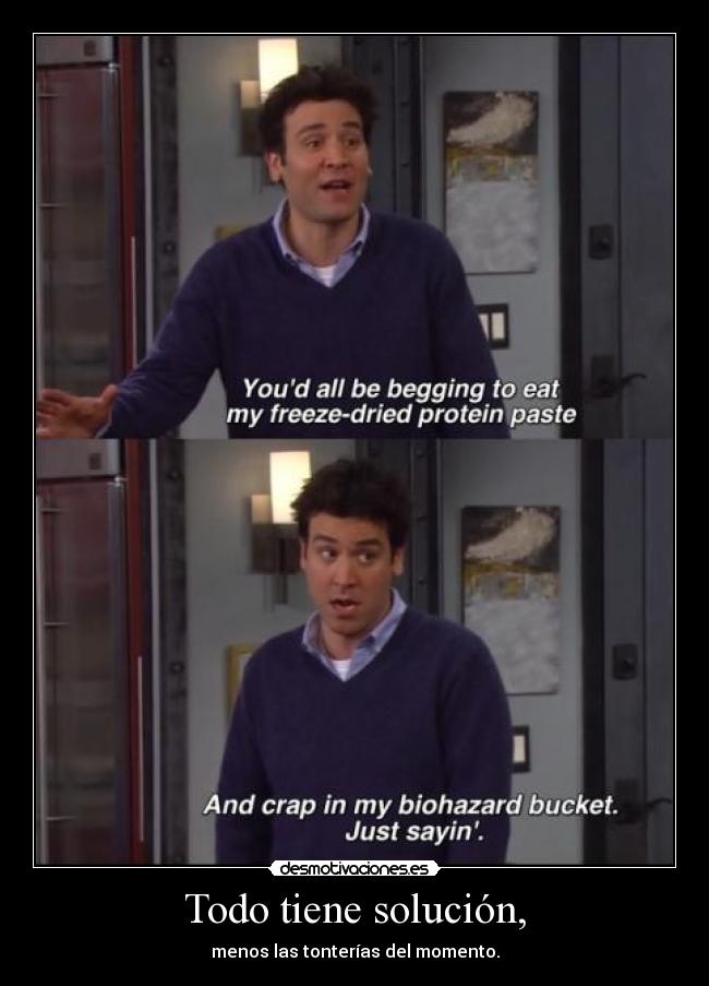 Todo tiene solución, -