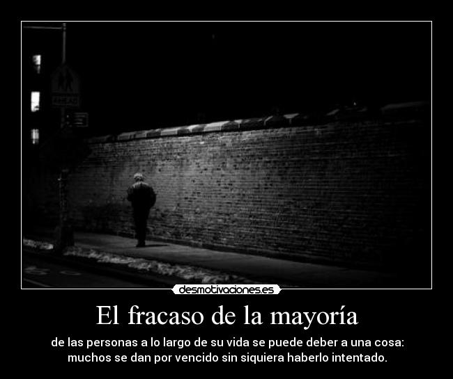 El fracaso de la mayoría - 