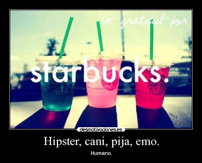 Hipster, cani, pija, emo. - 