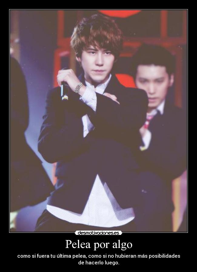 Pelea por algo - 