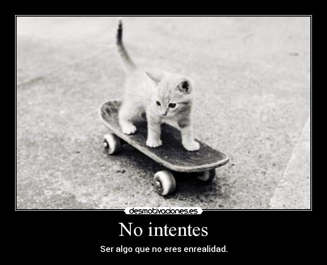 No intentes -