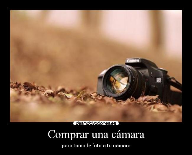 Comprar una cámara -