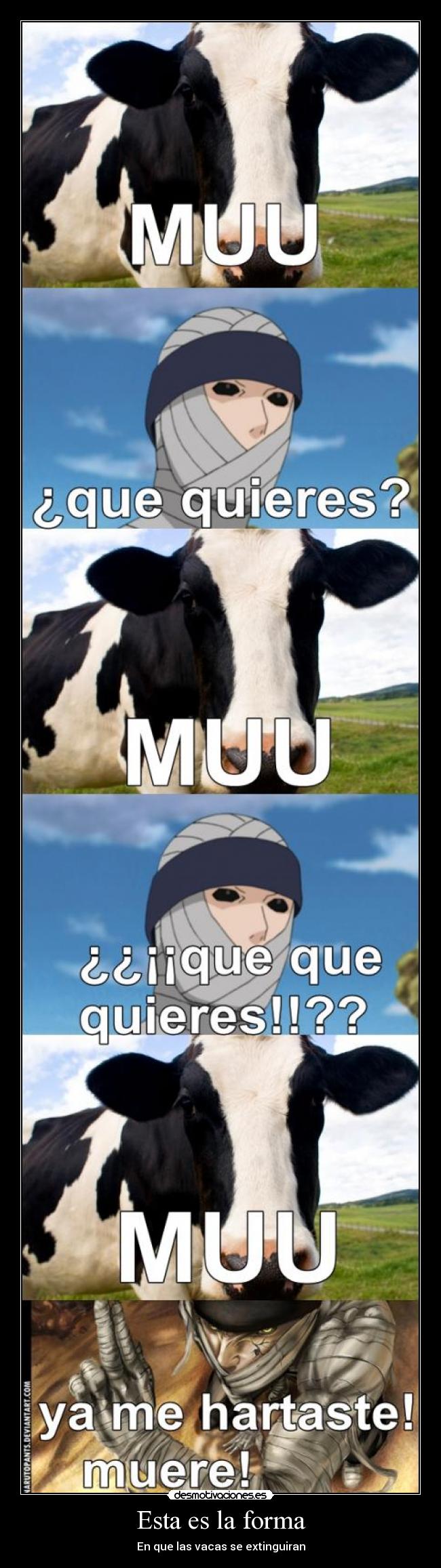 carteles muu vaca naruto shippuden desmotivaciones