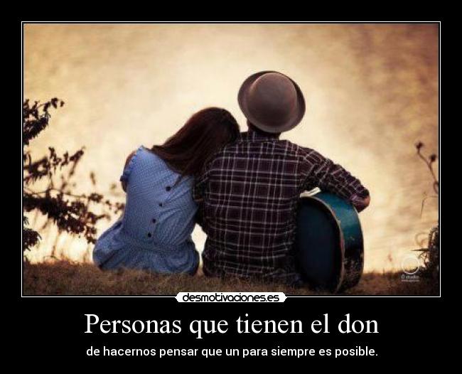 Personas que tienen el don -