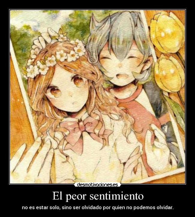 El peor sentimiento -