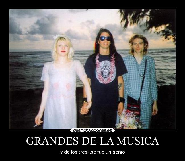 GRANDES DE LA MUSICA - y de los tres...se fue un genio