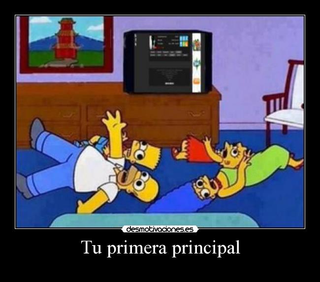 Tu primera principal - 