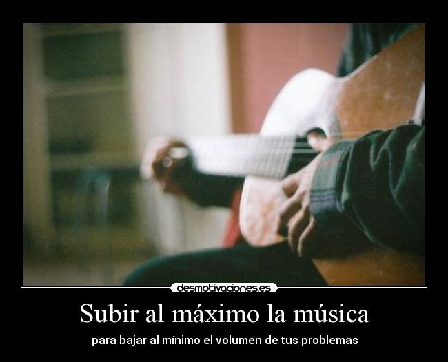 Subir al máximo la música -