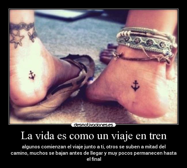La vida es como un viaje en tren - 