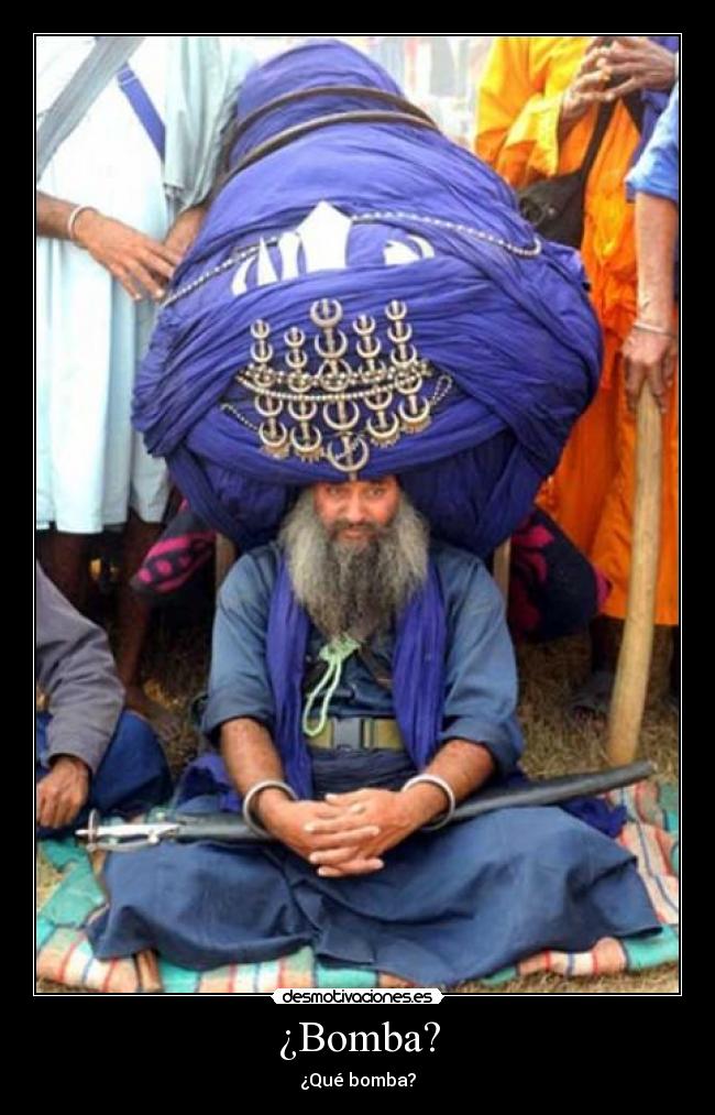 ¿Bomba? - ¿Qué bomba?