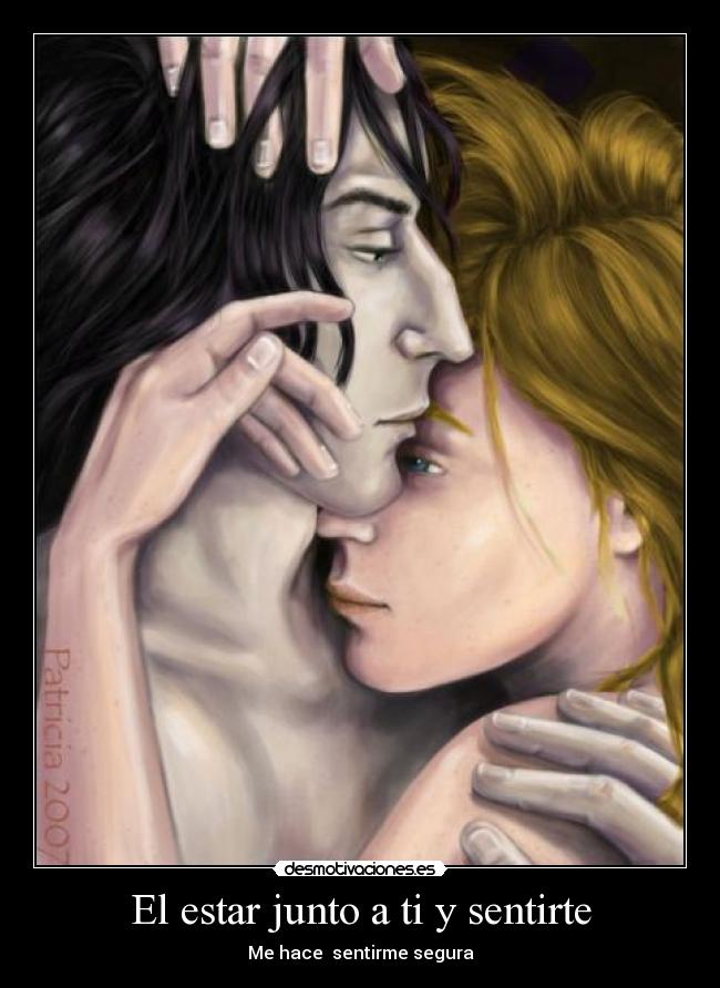El estar junto a ti y sentirte -