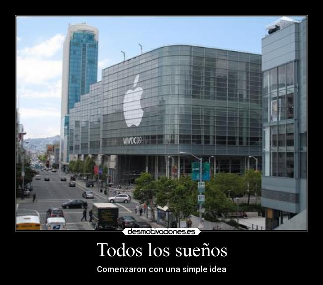 Todos los sueños - Comenzaron con una simple idea