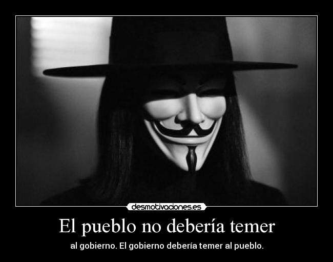 El pueblo no debería temer - 