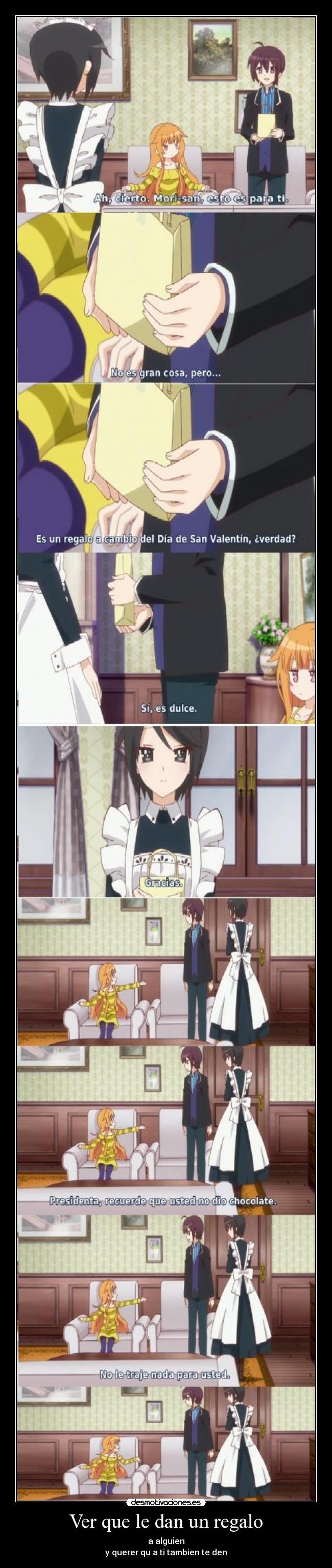 carteles anime shinigamisempai gjbu ver que regalan algo alguien tambien querer desmotivaciones