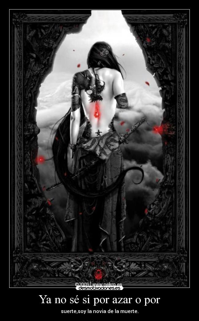 Ya no sé si por azar o por - 