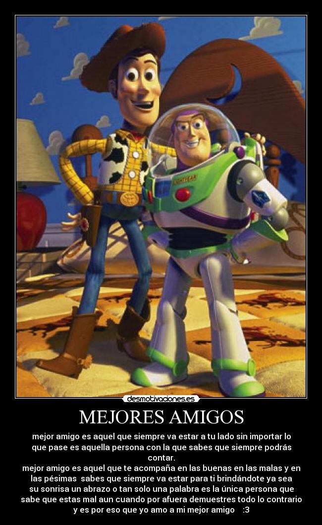 woody y buzz mejores amigos