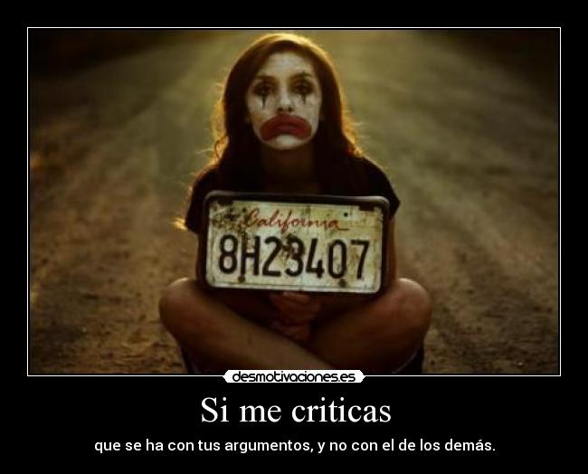 Si me criticas - 