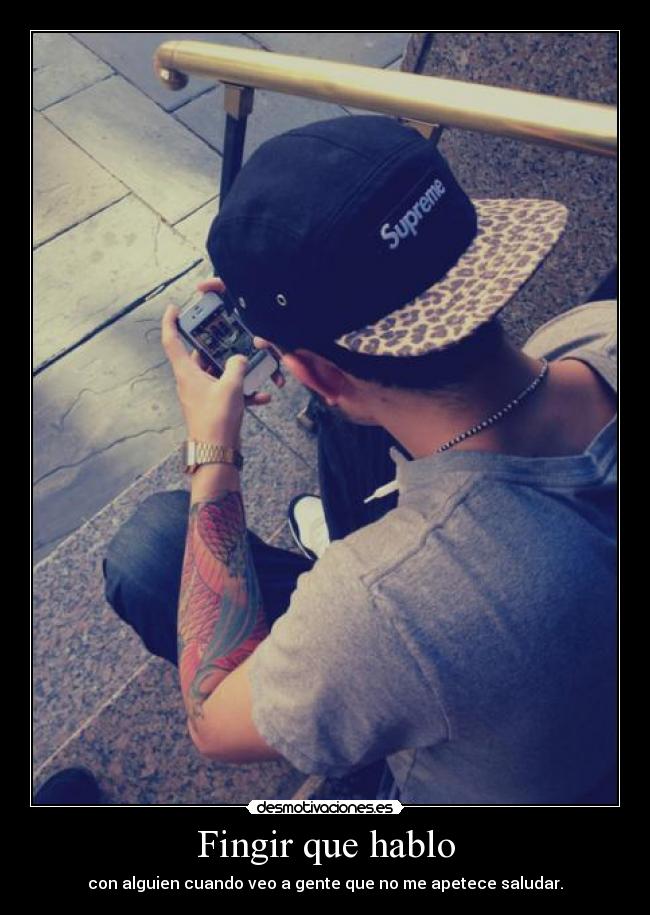 Fingir que hablo - 