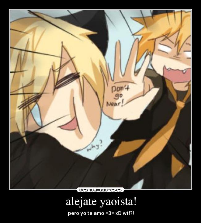 alejate yaoista! - 