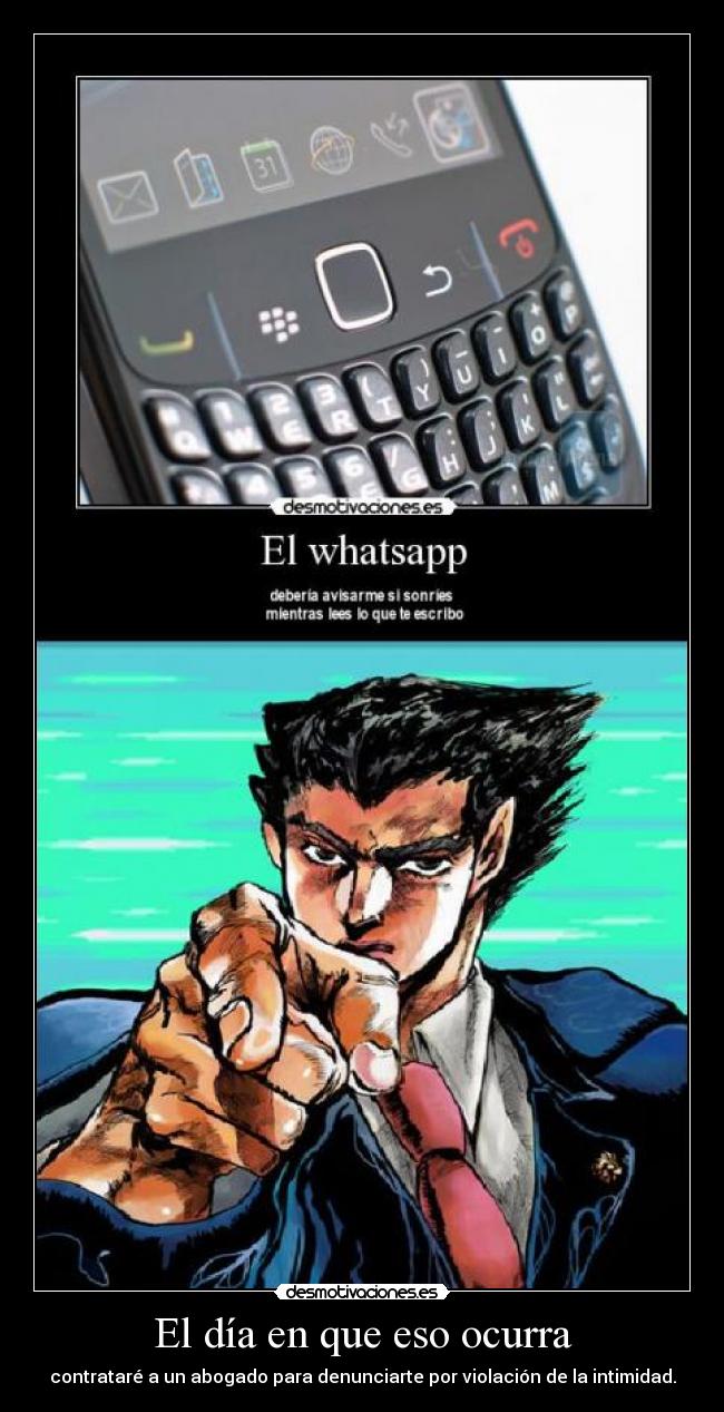 El día en que eso ocurra -