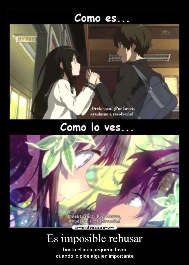 carteles imposible anime personas irresistibles sentimientos inexplicables thundercool desmotivaciones