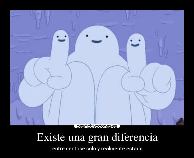 Existe una gran diferencia - 