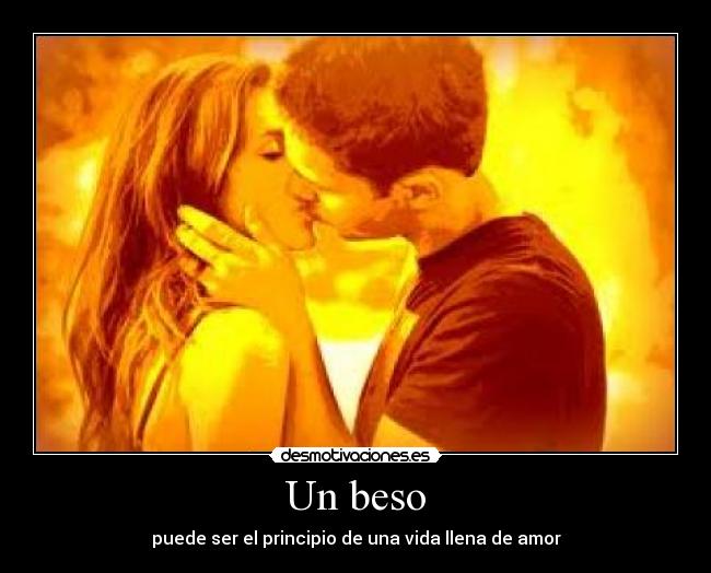 Un beso -