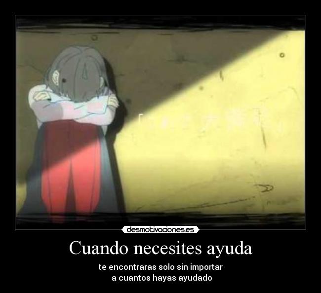 carteles ayuda aimai elegy desmotivaciones