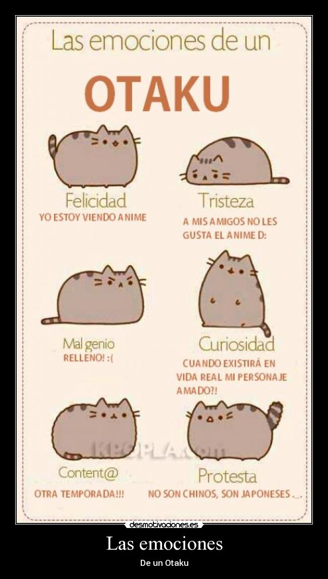 Las emociones - De un Otaku