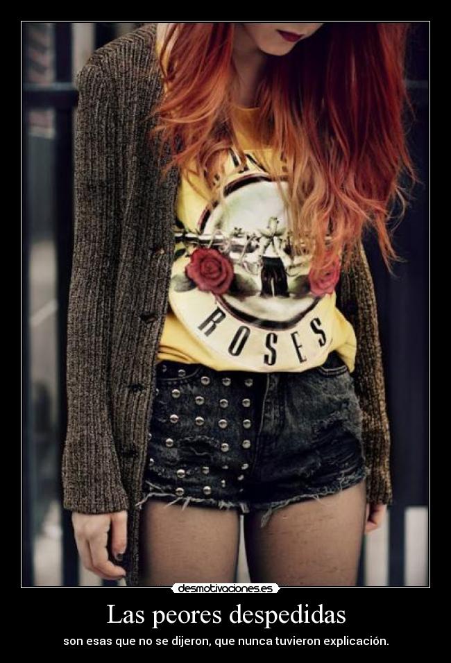 Las peores despedidas - 