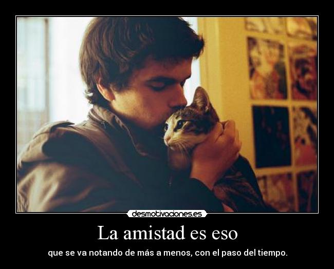 La amistad es eso - 