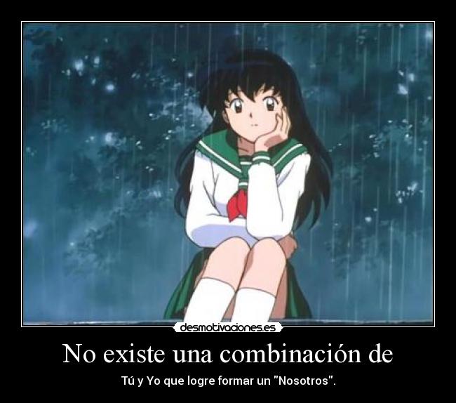 No existe una combinación de -