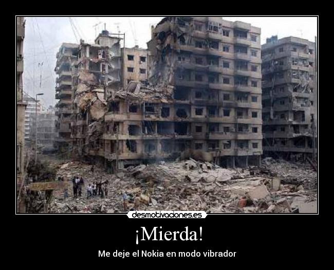¡Mierda! -