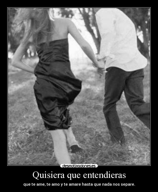 Quisiera que entendieras - 