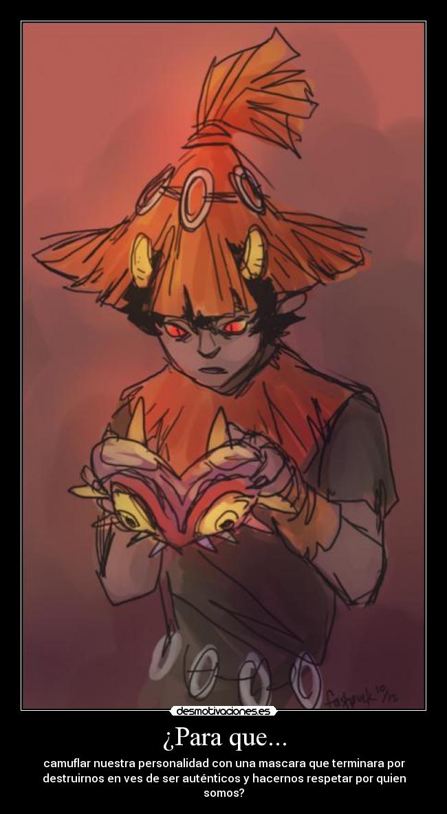 carteles skullkid uso una mascara mundo casi destruyo desmotivaciones