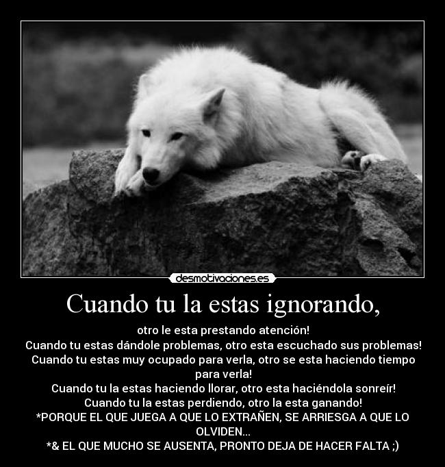 carteles cuando ignorando adelante extrnen arriesga ausencia atencion poblemas desmotivaciones